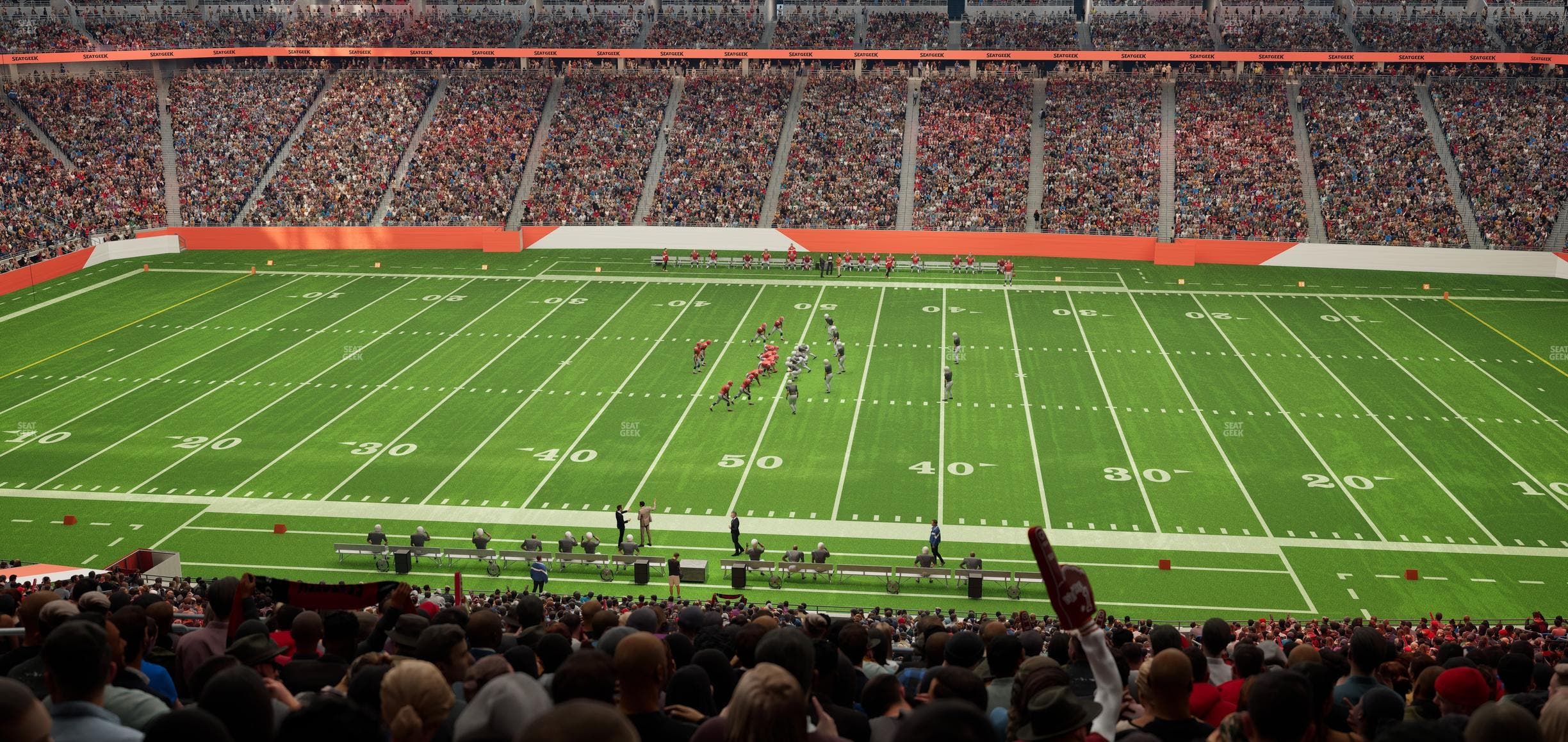 Ford Field - Section Club 208 Seat View
