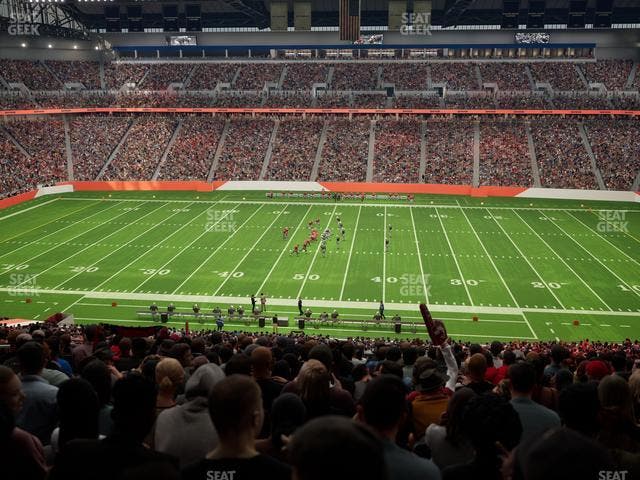 Ford Field - Section Club 208 Seat View