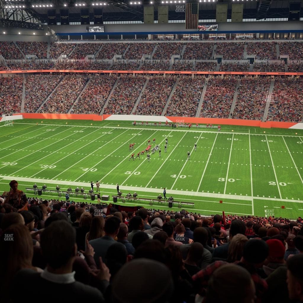 Ford Field - Section Club 209 Seat View