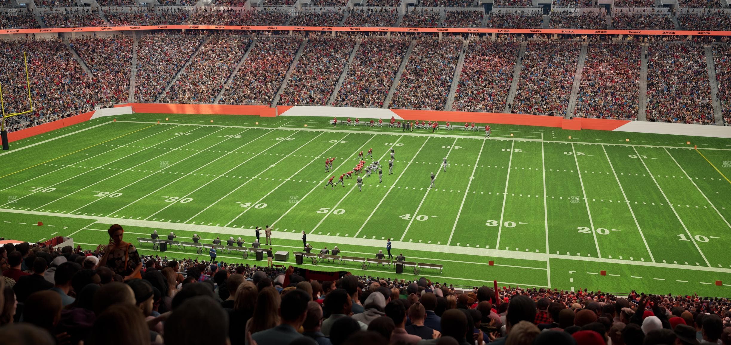 Ford Field - Section Club 209 Seat View