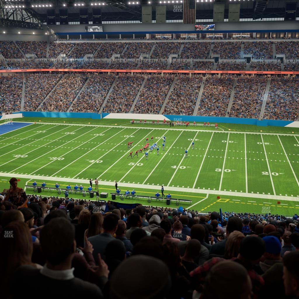 Ford Field - Section Club 209 Seat View