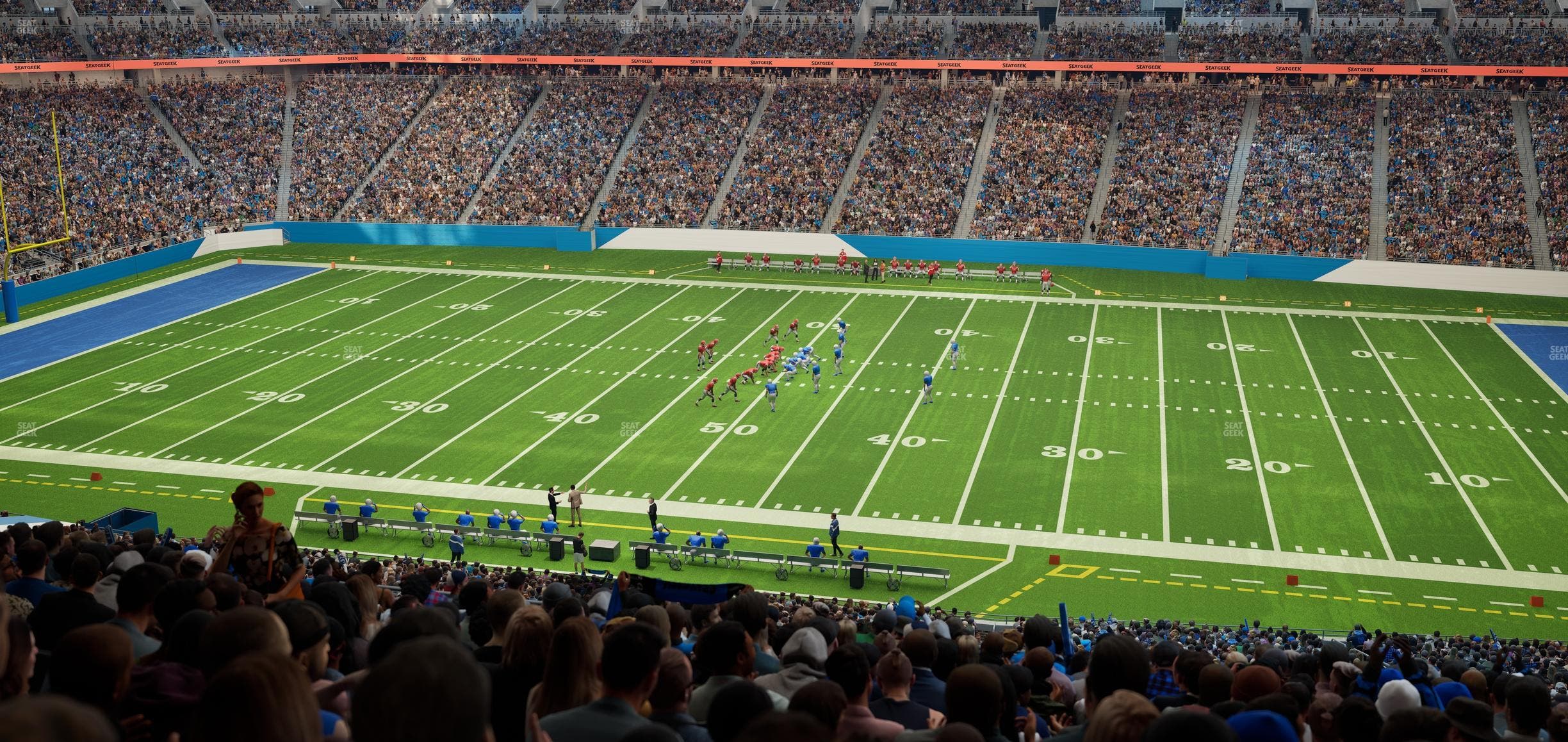 Ford Field - Section Club 209 Seat View
