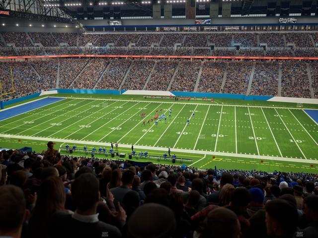 Ford Field - Section Club 209 Seat View