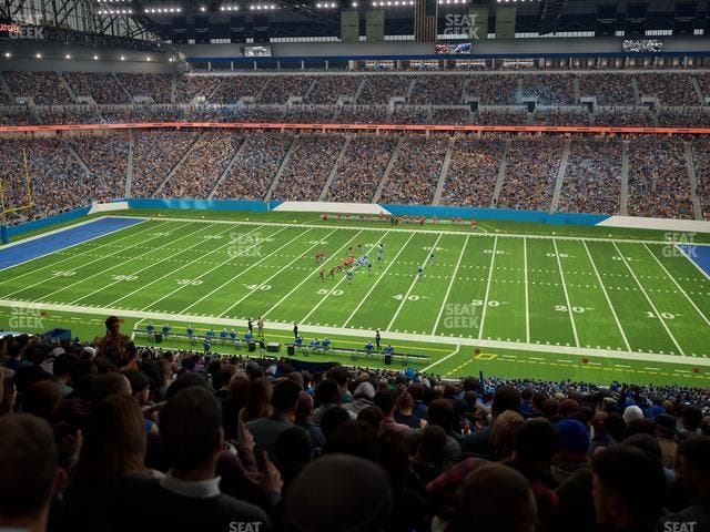 Ford Field - Section Club 209 Seat View