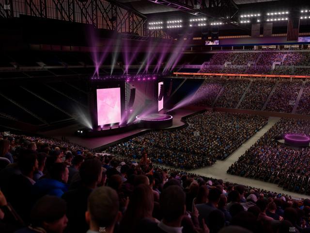 Ford Field - Section Club 209 Seat View