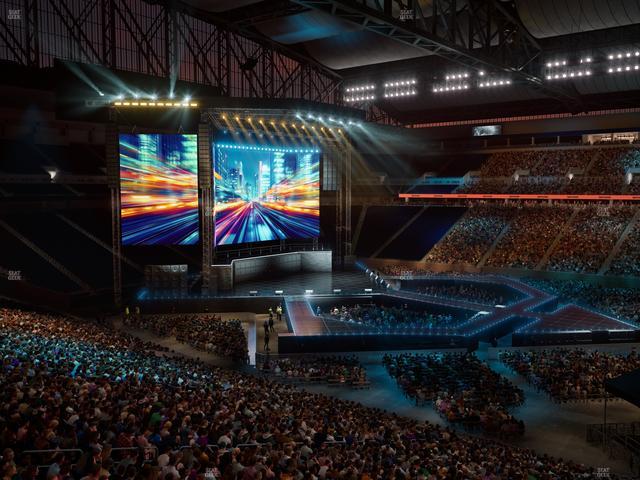 Ford Field - Section Club 209 Seat View