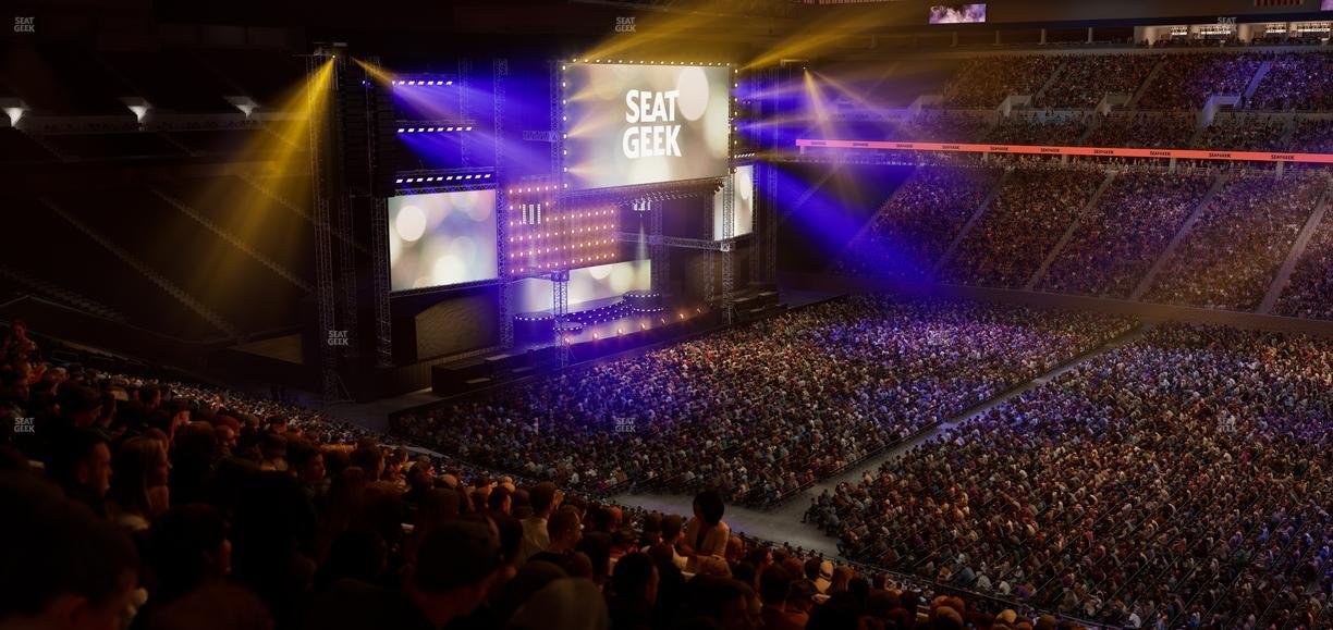 Ford Field - Section Club 210 Seat View