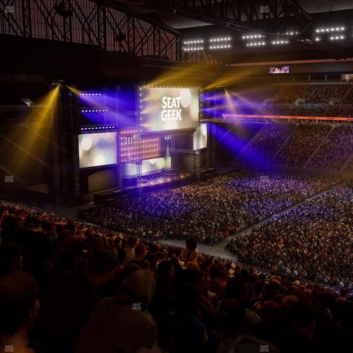 Ford Field - Section Club 210 Seat View