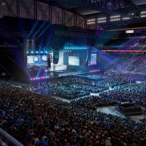 Ford Field - Section Club 211 Seat View