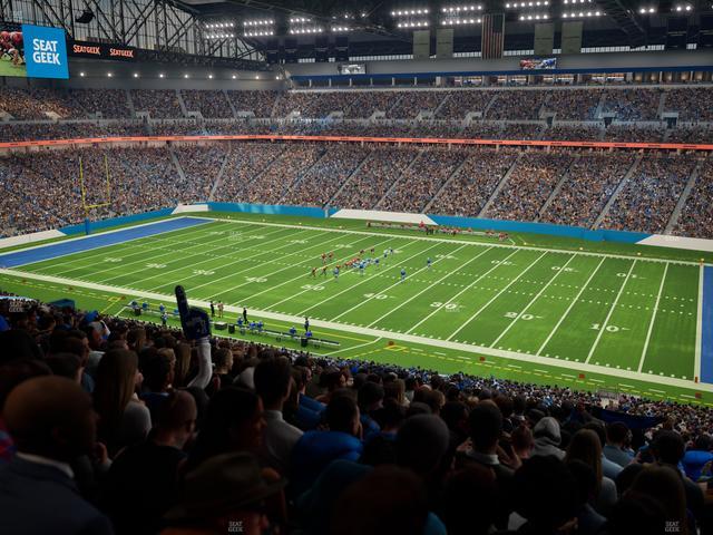 Ford Field - Section Club 211 Seat View