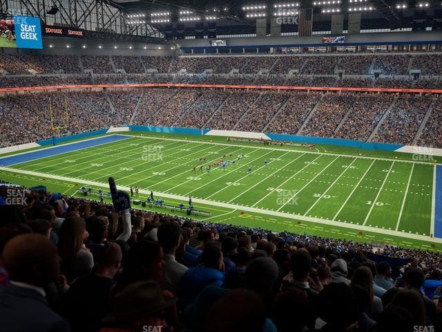 Ford Field - Section Club 211 Seat View