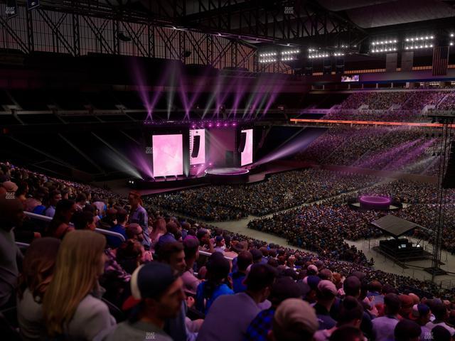 Ford Field - Section Club 212 Seat View