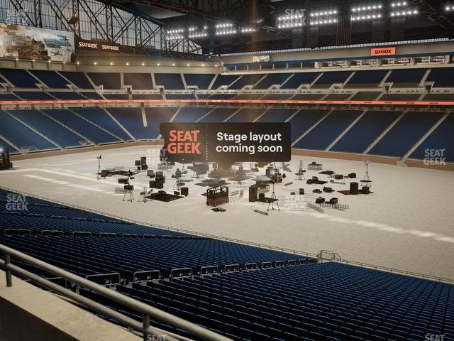 Ford Field - Section Club 212 Seat View