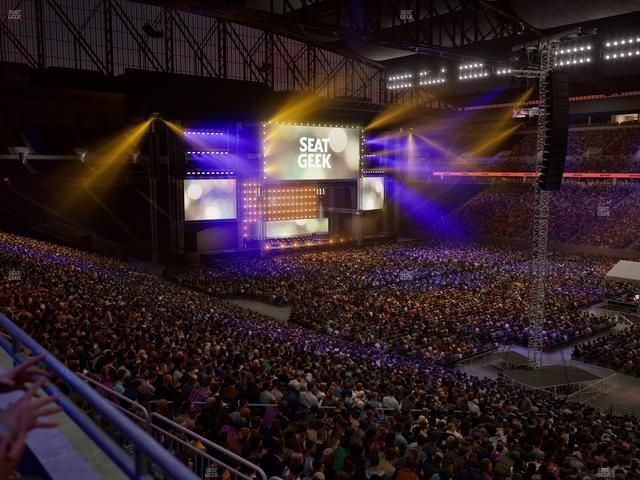Ford Field - Section Club 212 Seat View