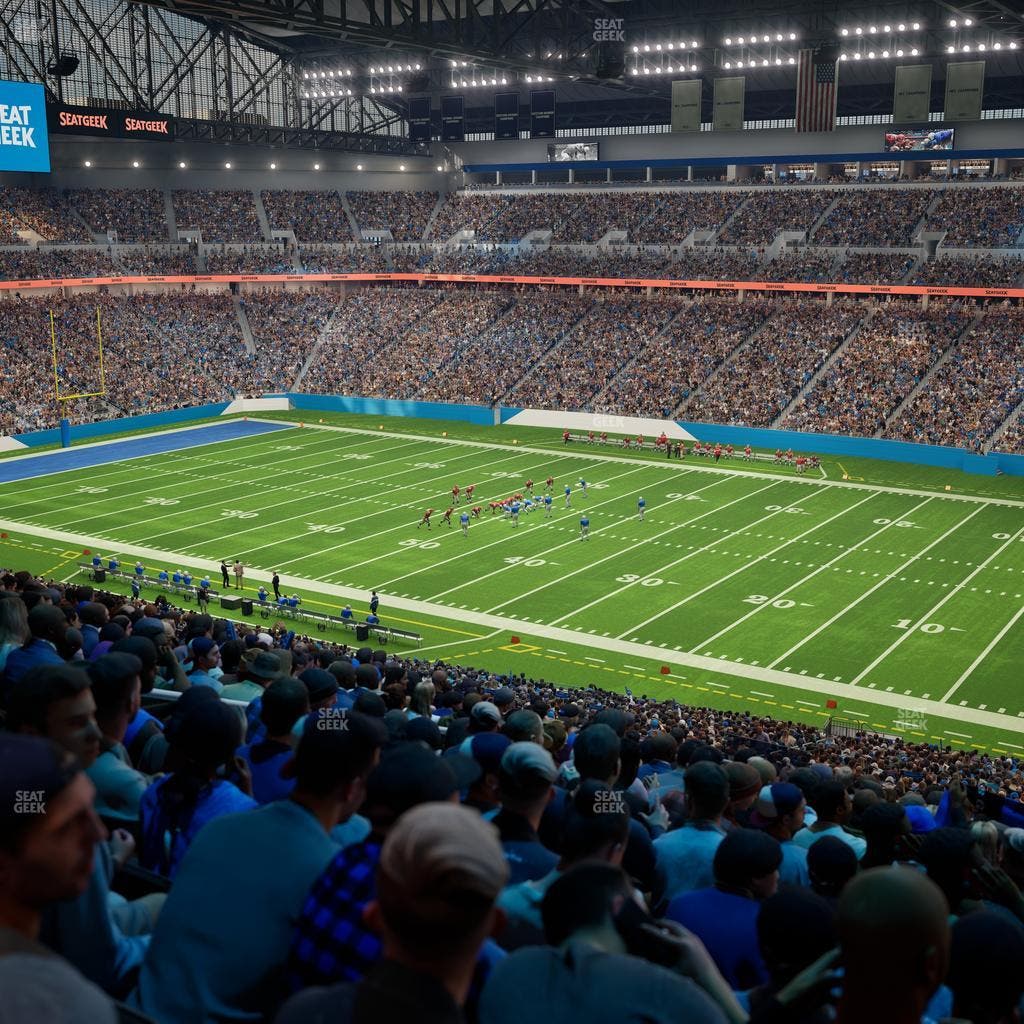 Ford Field - Section Club 212 Seat View