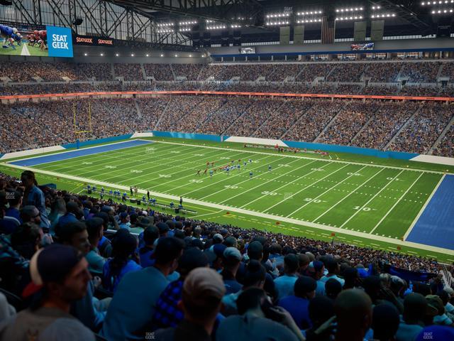 Ford Field - Section Club 212 Seat View