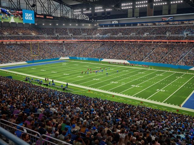Ford Field - Section Club 212 Seat View