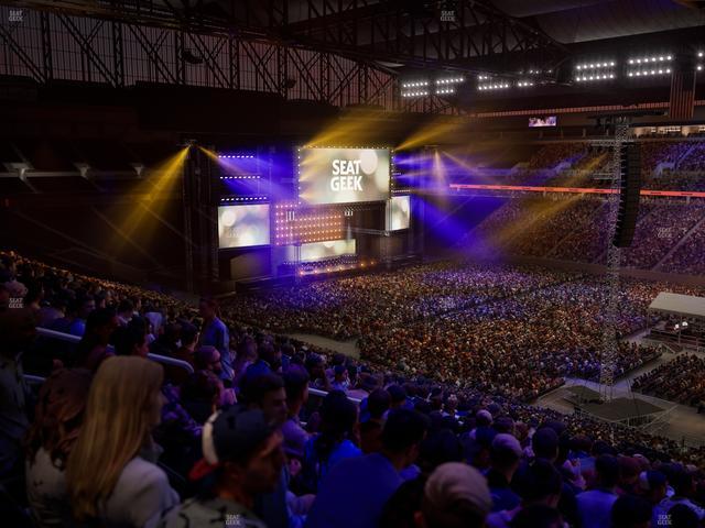 Ford Field - Section Club 212 Seat View