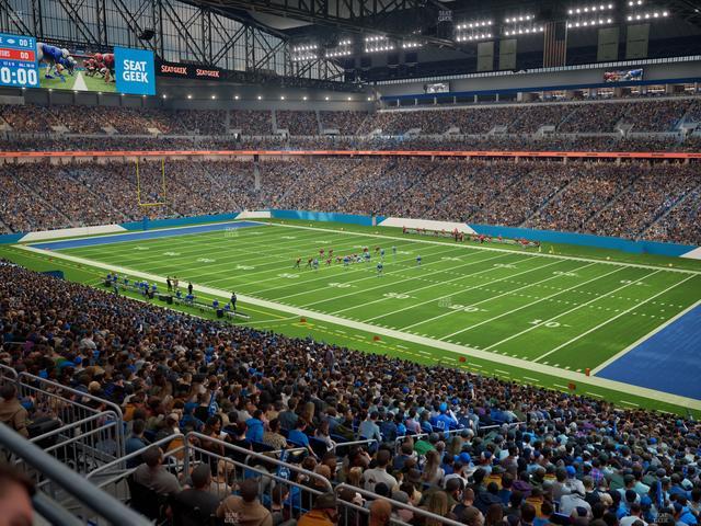 Ford Field - Section Club 213 Seat View