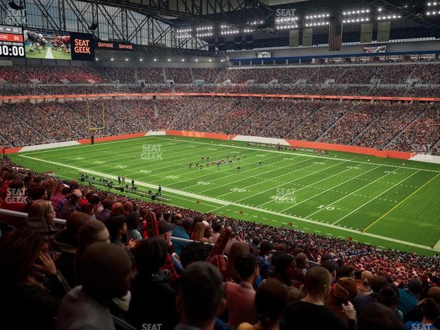 Ford Field - Section Club 213 Seat View