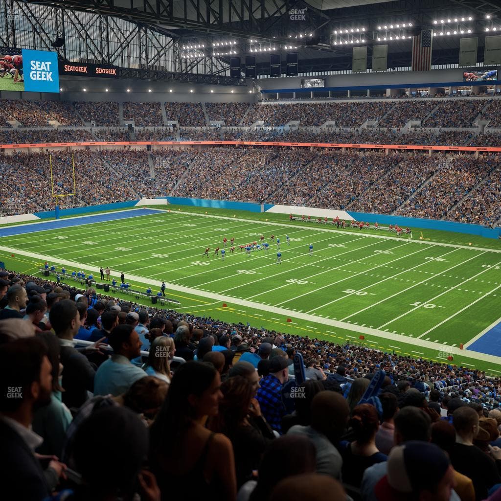 Ford Field - Section Club 213 Seat View