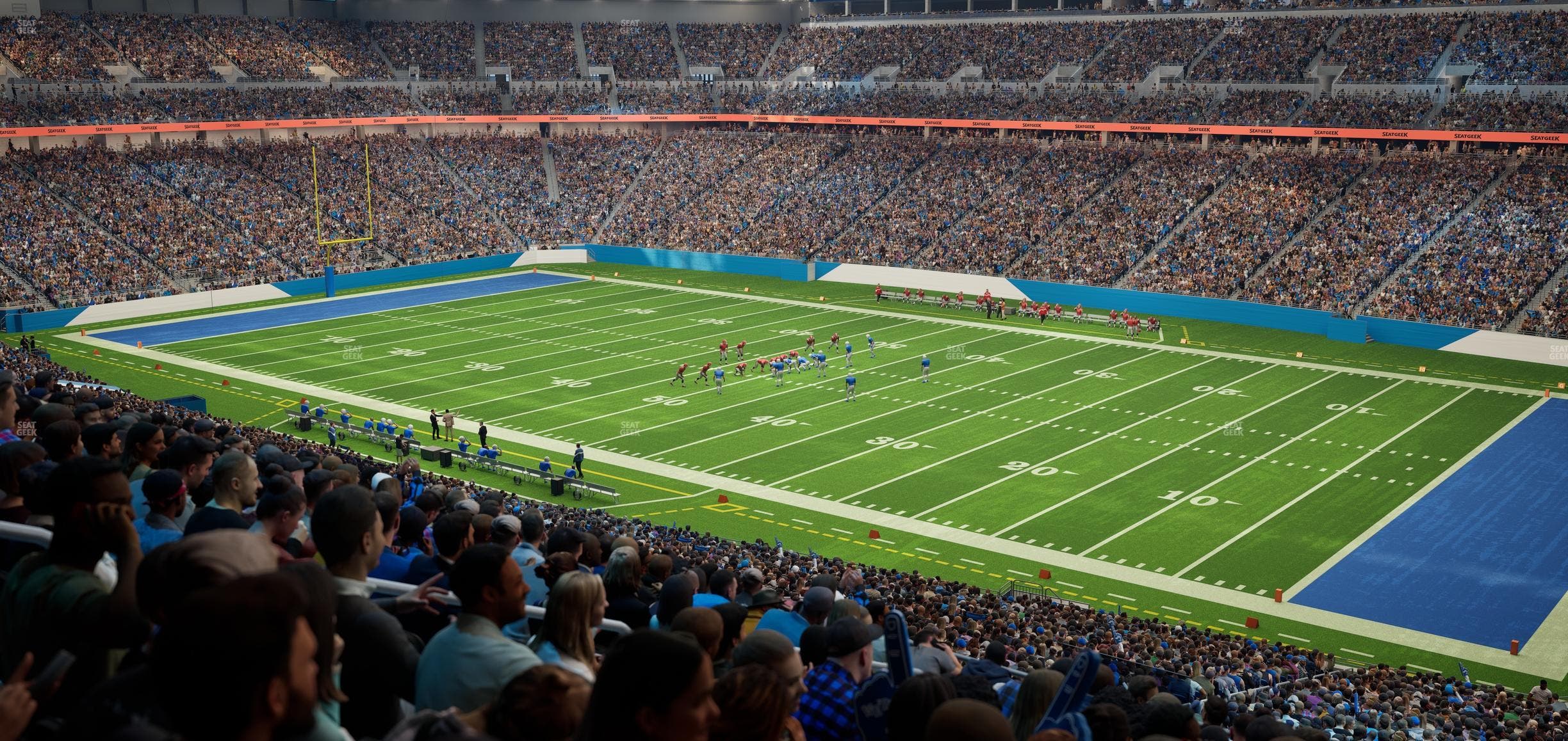 Ford Field - Section Club 213 Seat View