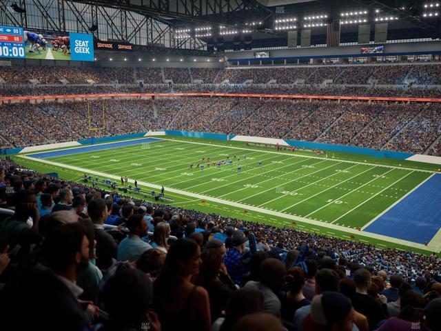 Ford Field - Section Club 213 Seat View