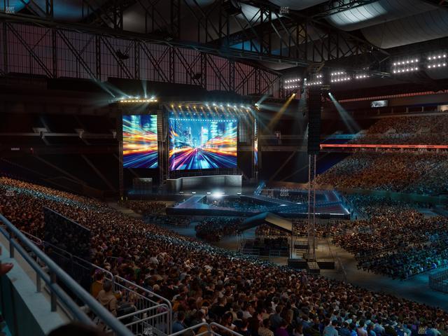 Ford Field - Section Club 213 Seat View