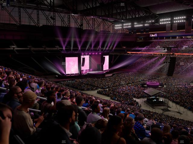 Ford Field - Section Club 213 Seat View