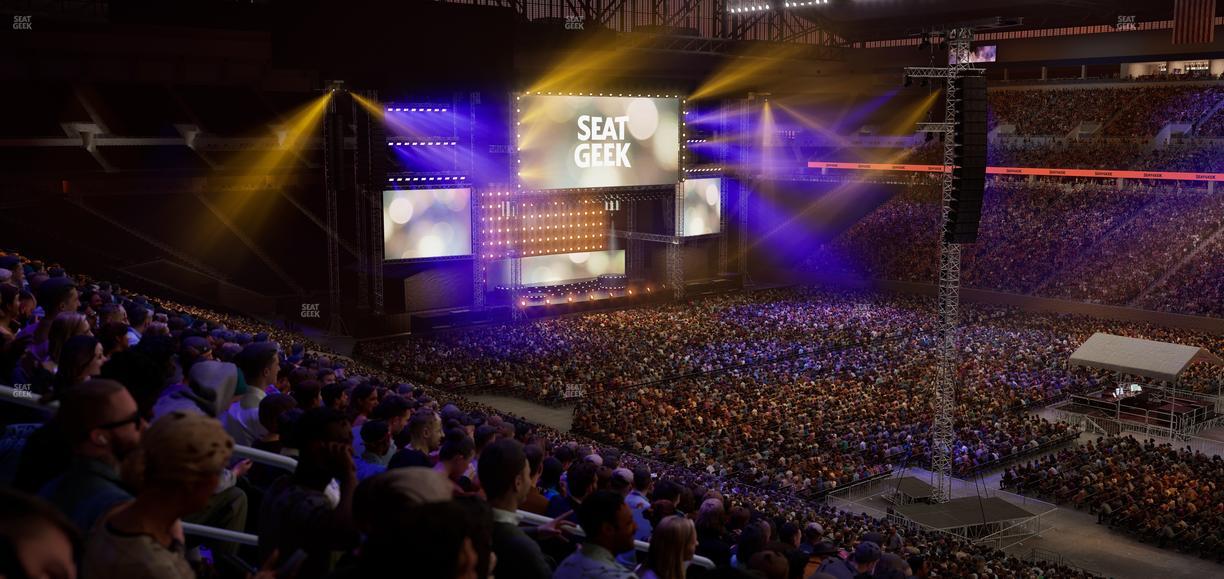 Ford Field - Section Club 213 Seat View