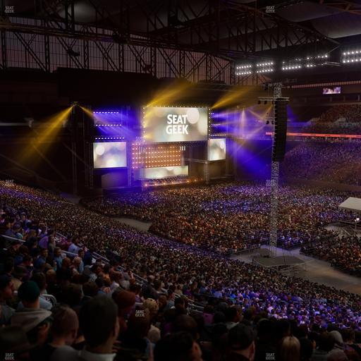 Ford Field - Section Club 214 Seat View