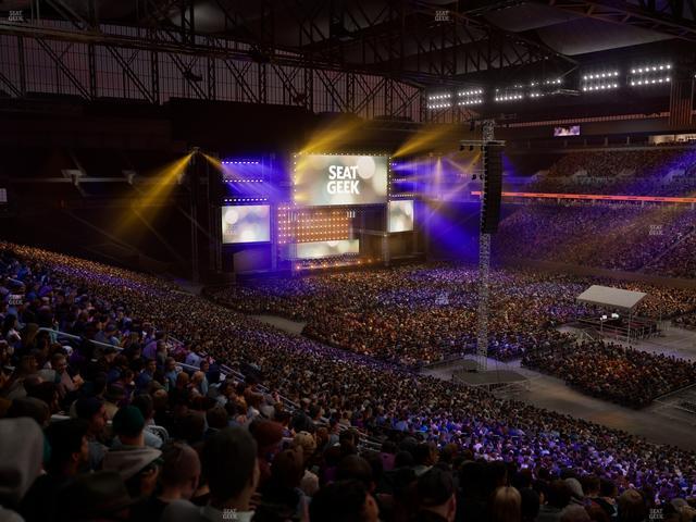 Ford Field - Section Club 214 Seat View