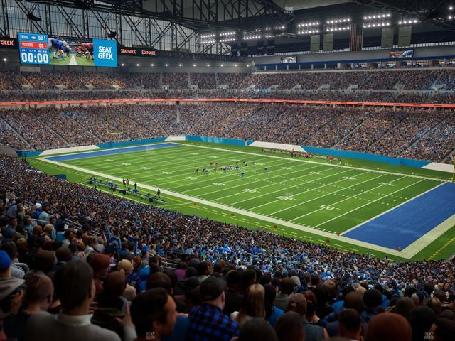 Ford Field - Section Club 214 Seat View