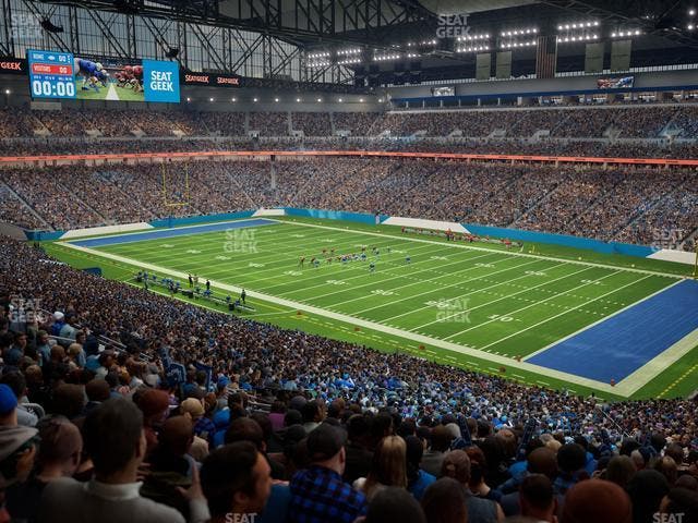 Ford Field - Section Club 214 Seat View