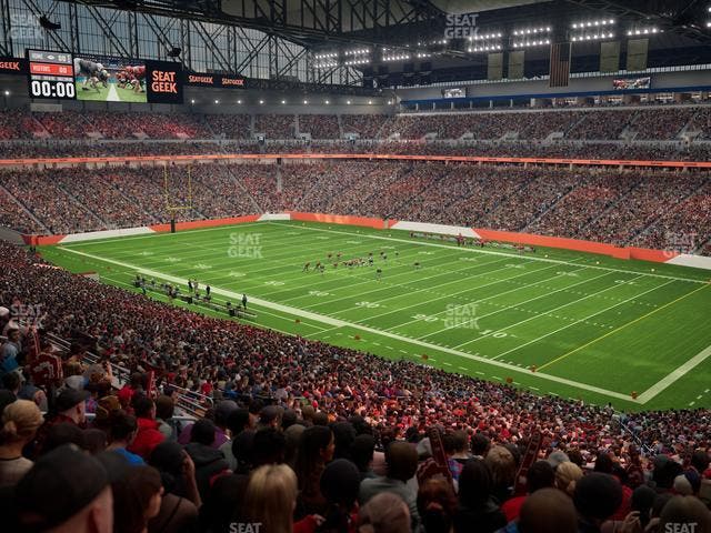 Ford Field - Section Club 214 Seat View
