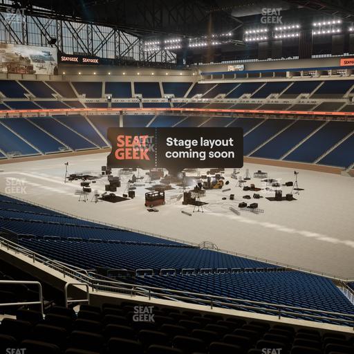 Ford Field - Section Club 214 Seat View