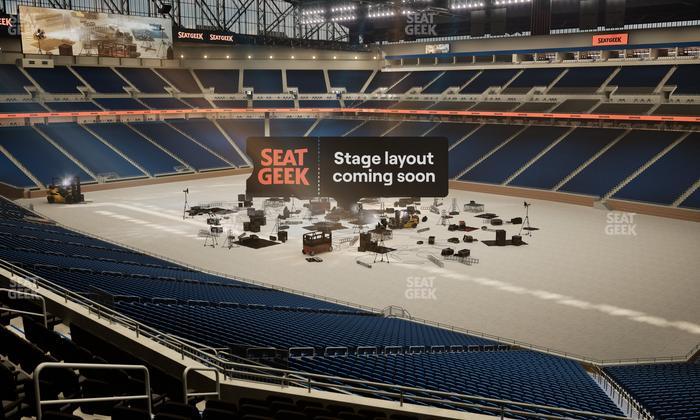 Ford Field - Section Club 214 Seat View