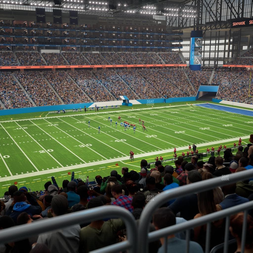 Ford Field - Section Club 227 Seat View