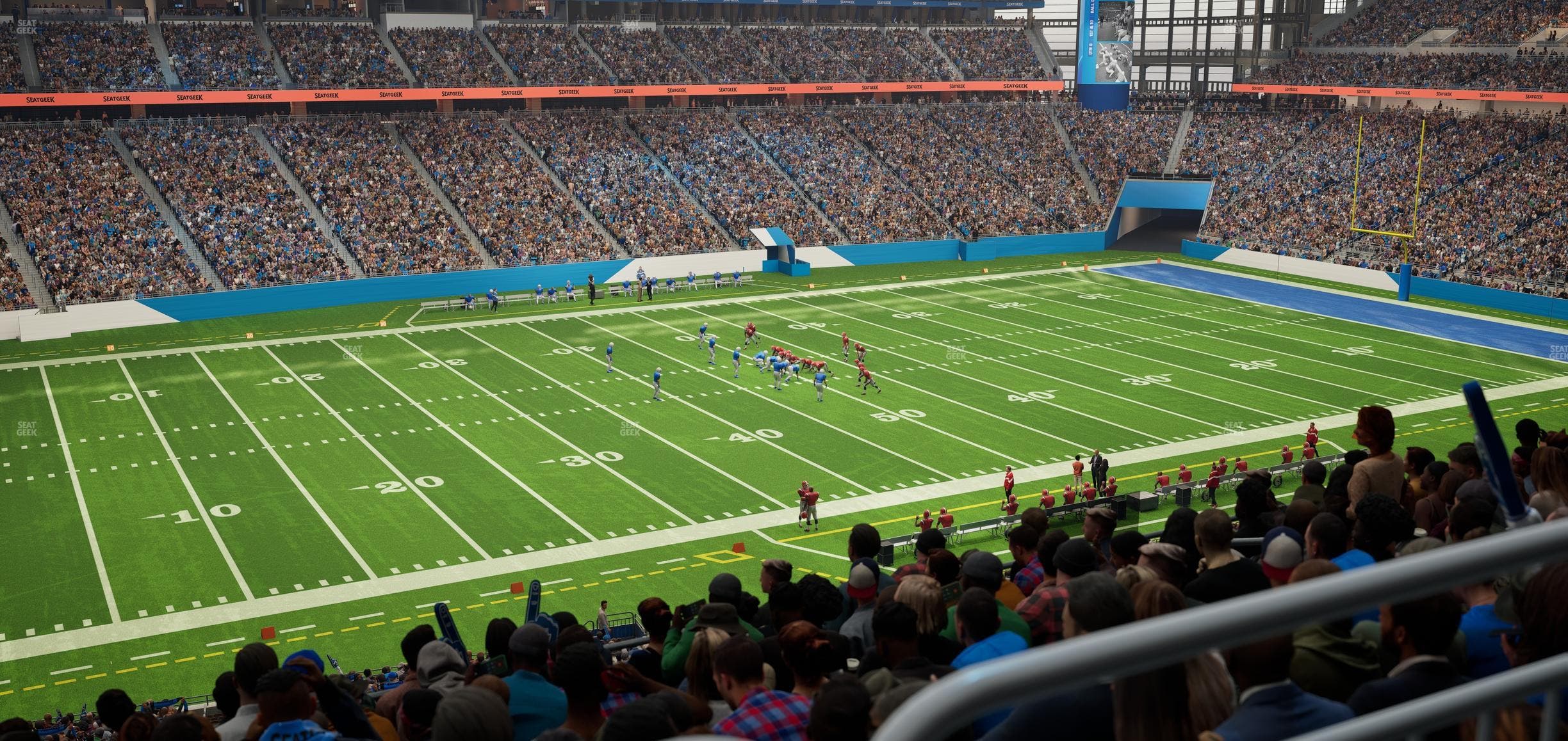 Ford Field - Section Club 227 Seat View