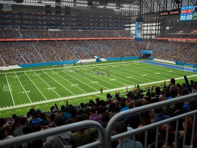 Ford Field - Section Club 227 Seat View