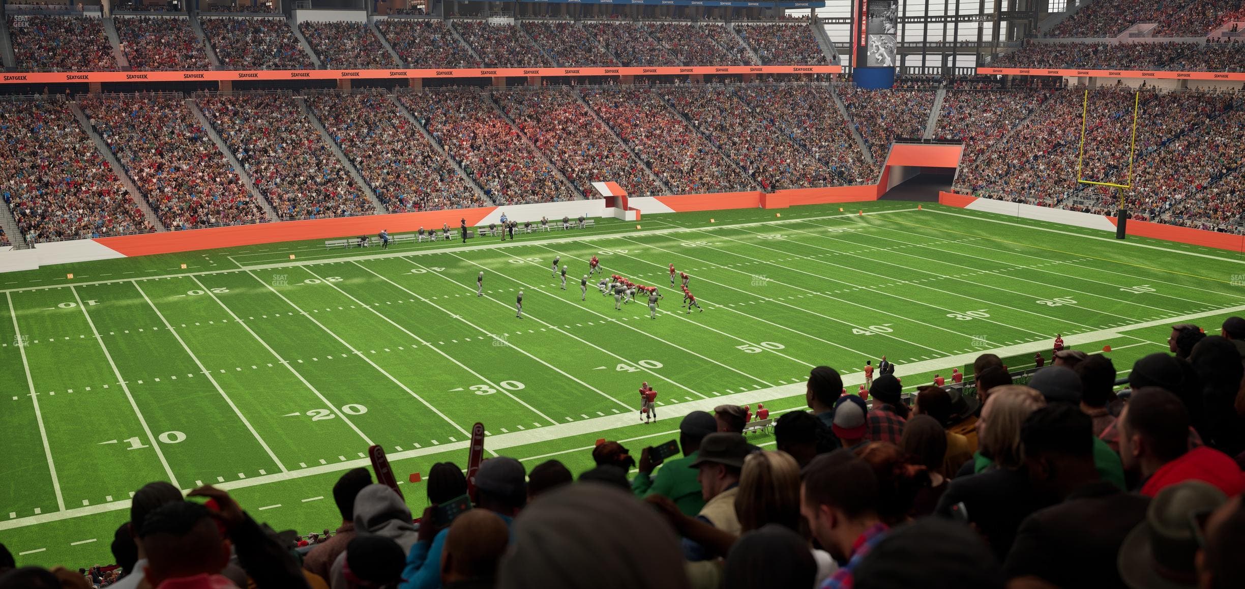 Ford Field - Section Club 227 Seat View