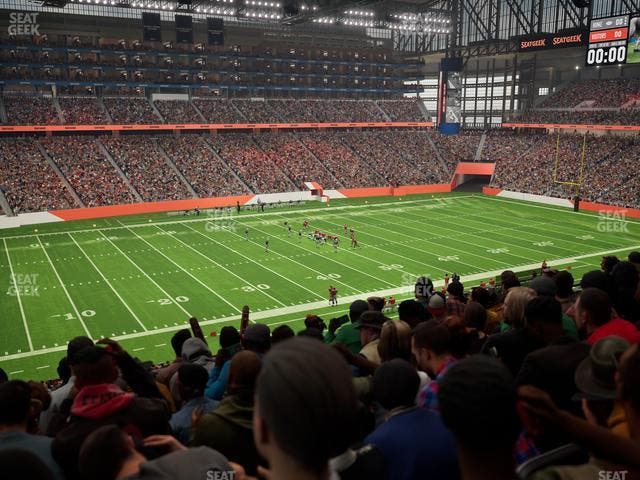 Ford Field - Section Club 227 Seat View