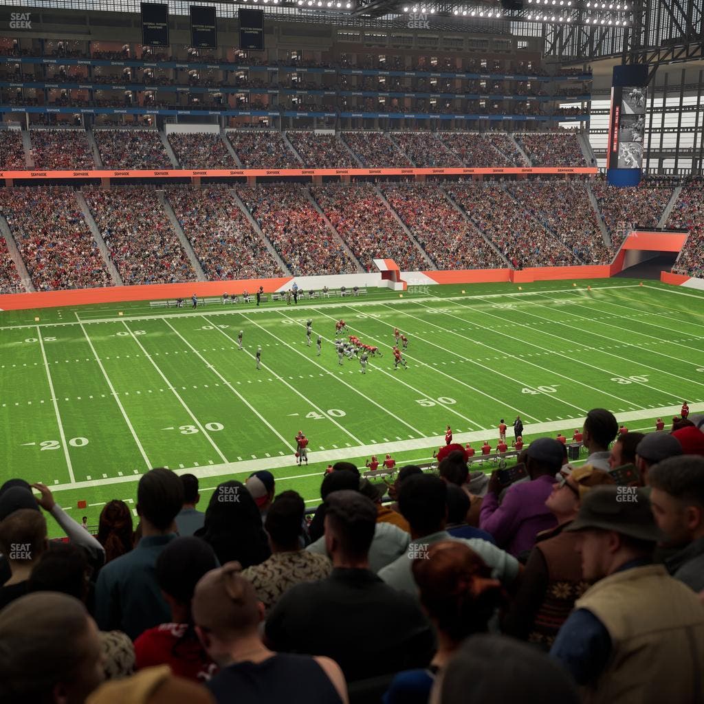 Ford Field - Section Club 228 Seat View