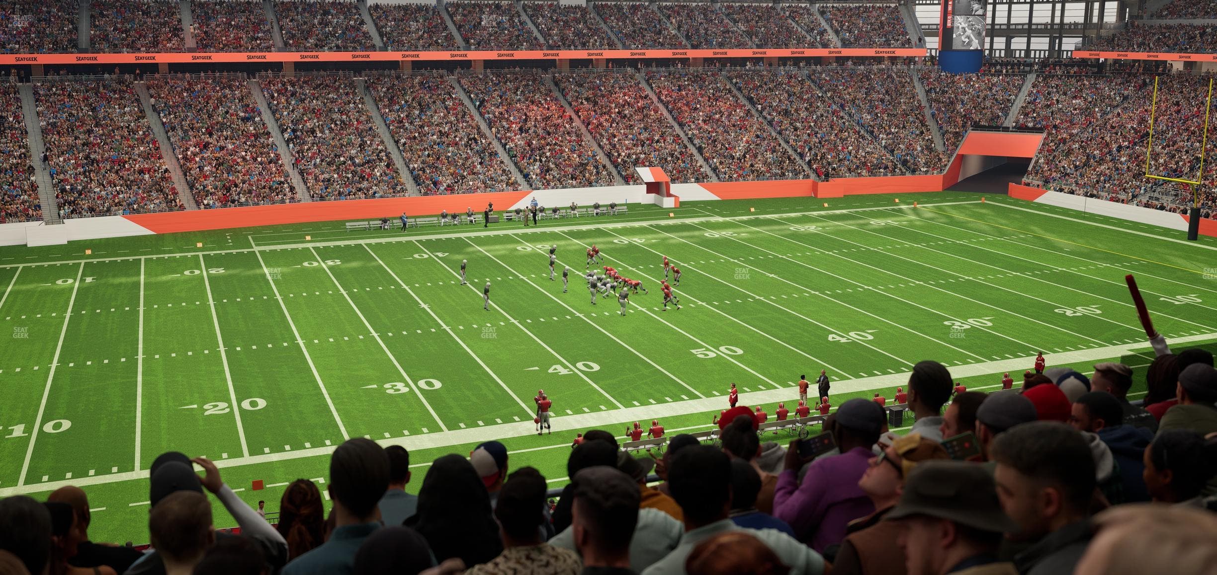 Ford Field - Section Club 228 Seat View