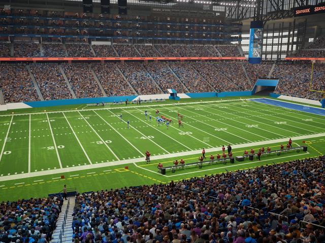 Ford Field - Section Club 228 Seat View