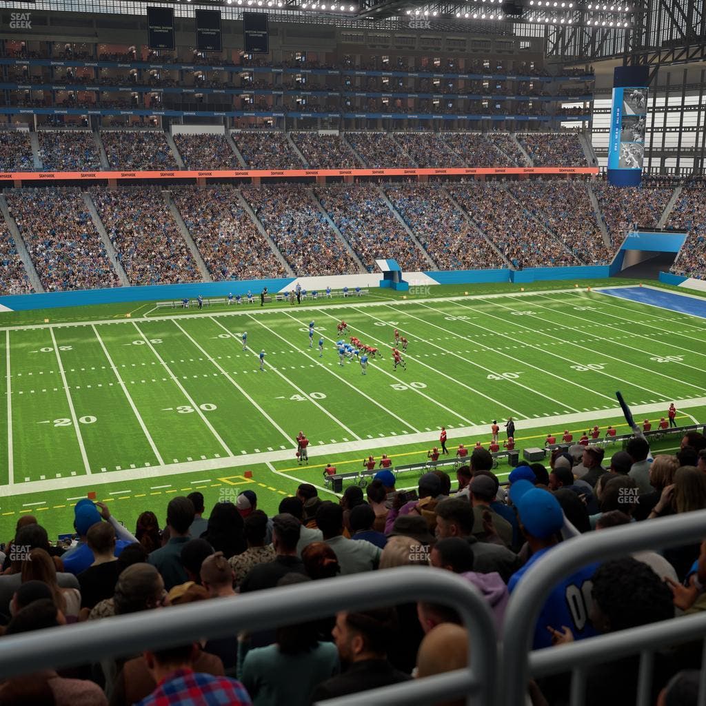 Ford Field - Section Club 228 Seat View