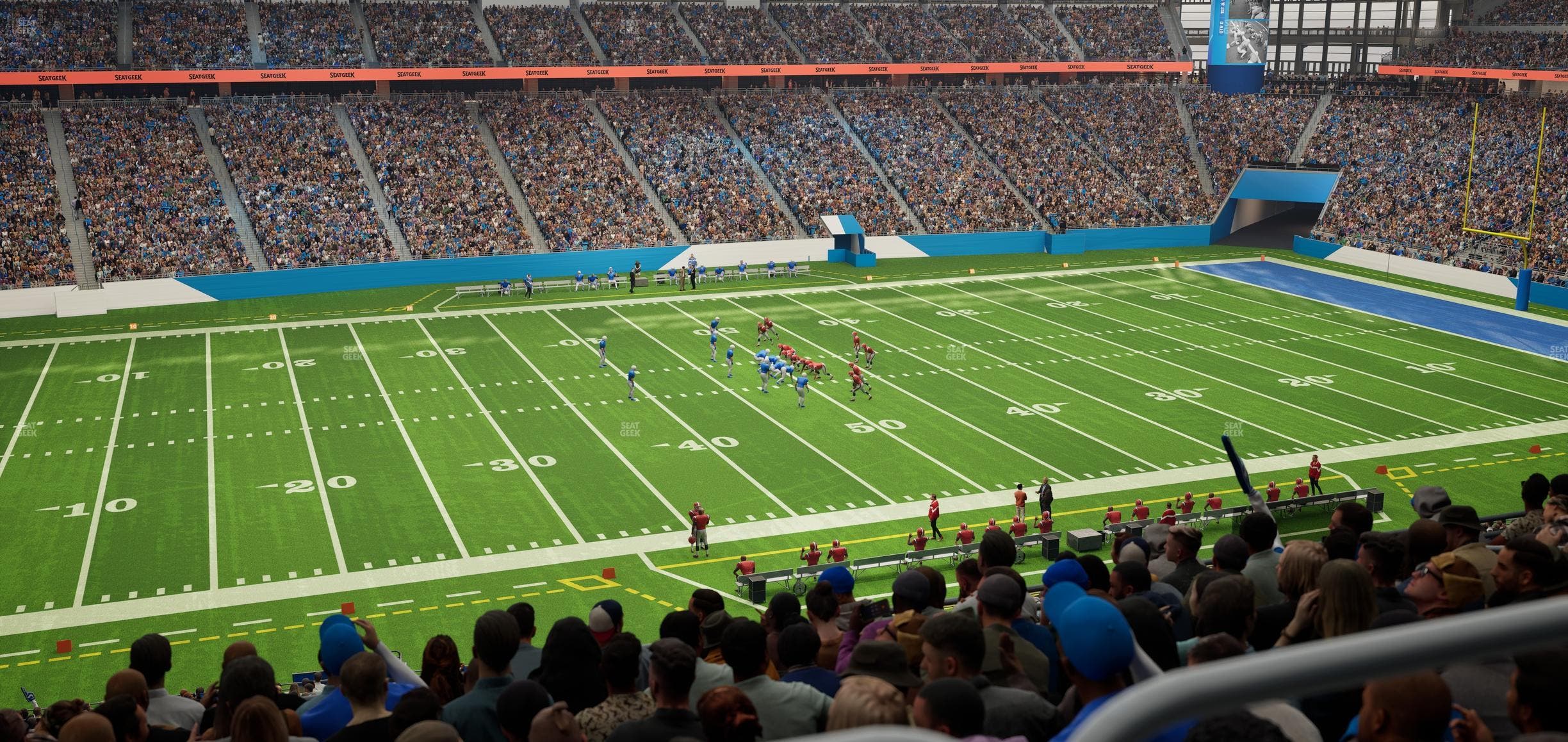 Ford Field - Section Club 228 Seat View