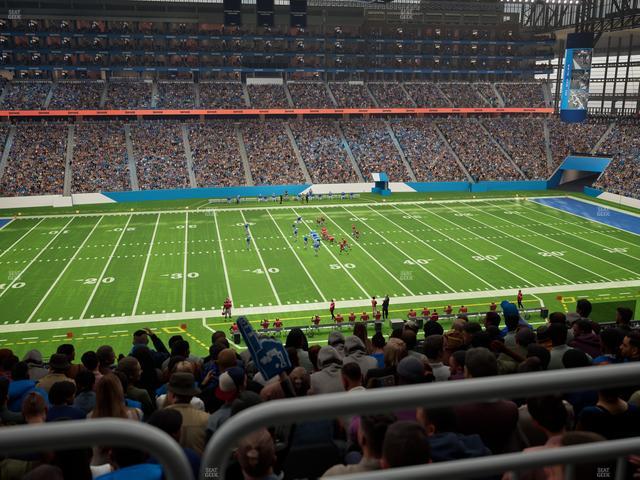 Ford Field - Section Club 229 Seat View