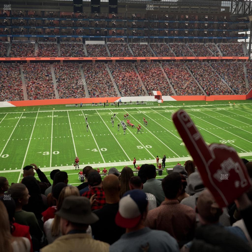 Ford Field - Section Club 229 Seat View