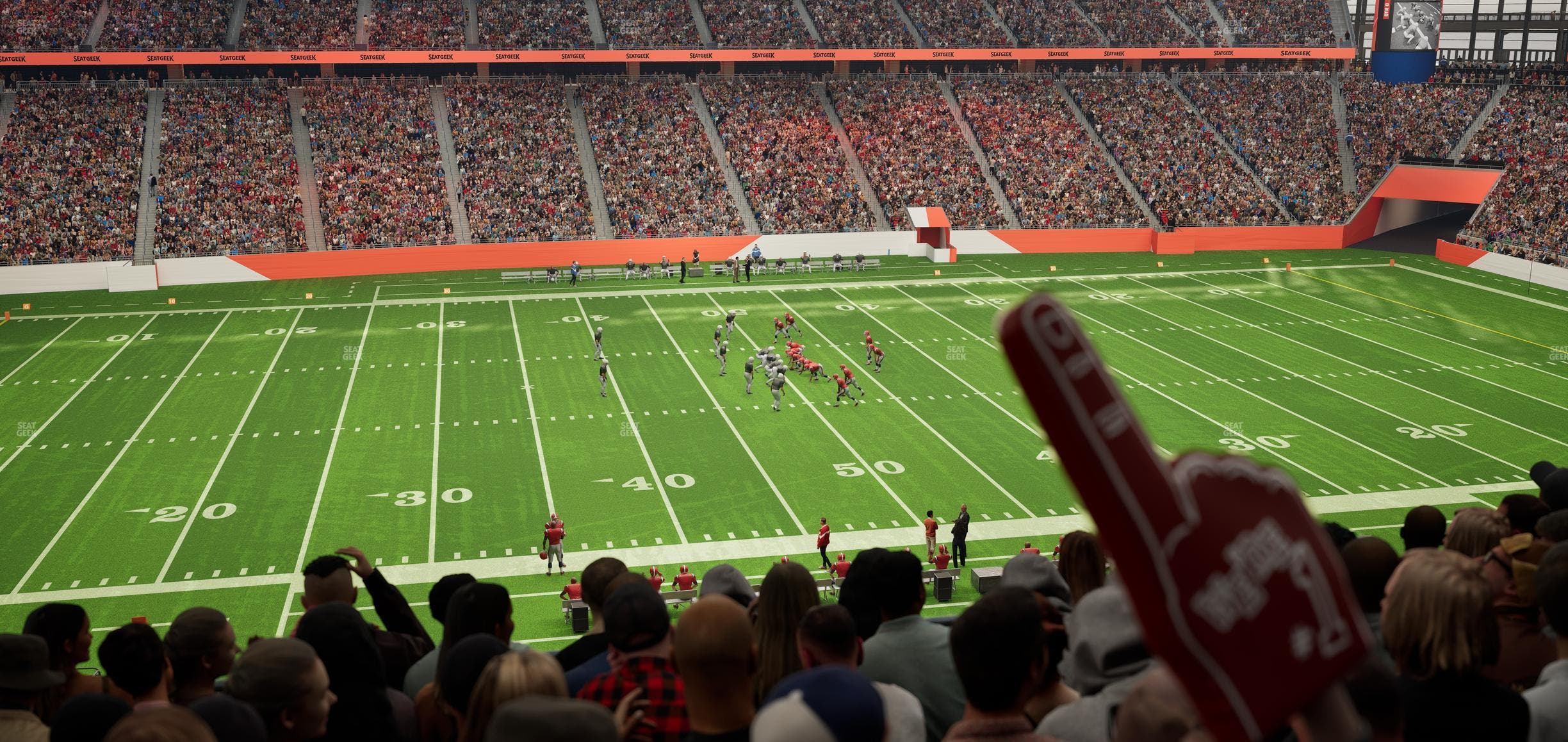 Ford Field - Section Club 229 Seat View